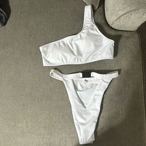 MATTE Collection One Shoulder Swimset